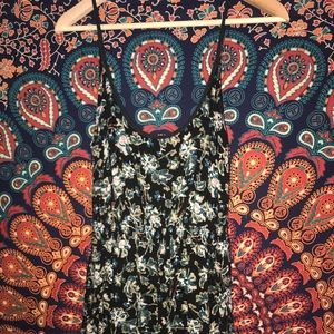 Thin Strapped Floral Romper